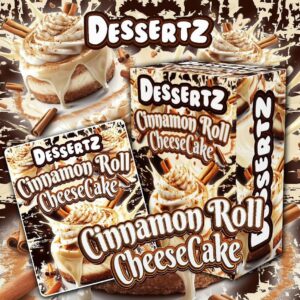 Dessertz Cinnamon Roll cheesecake Strain